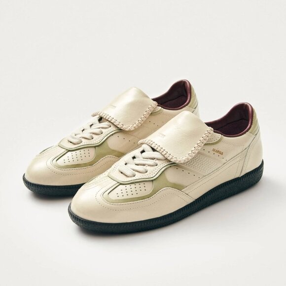 New ALOHAS Tb.490 Sneakers in Club Onix Cream bowling leather - Picture 1 of 12